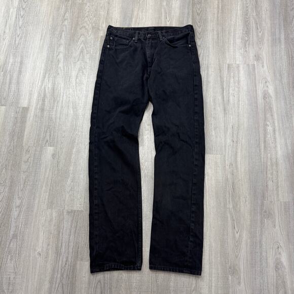 Levis 505 Regular Fit Jeans Men's 34x36 Black Denim Western Rodeo Cowboy - Picture 1 of 9